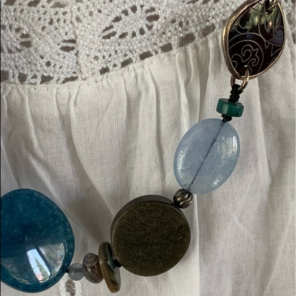 Retired SILPADA Watercolor necklace in shades of blue - Picture 5 of 9